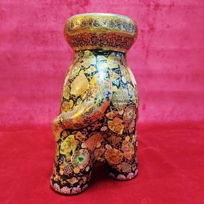 Elefante Estilo Oriental Satsuma - Imagen 2