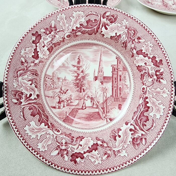 6 Platos Hondos Ingleses Johnson Bros - Imagen 2