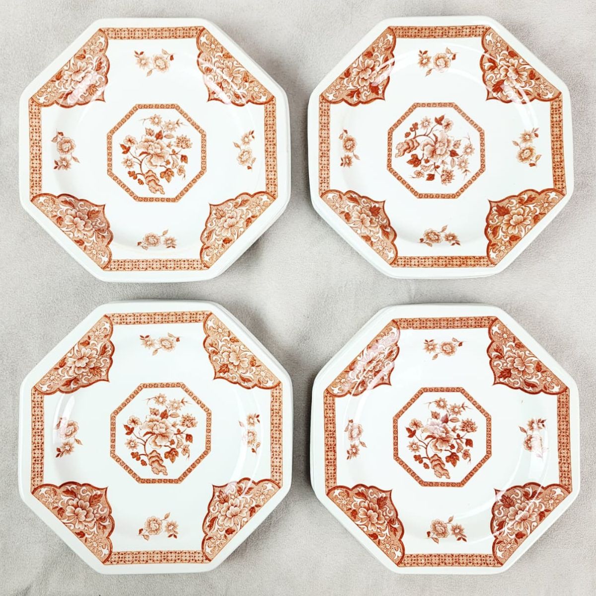 Juego de Platos Ingleses Royal Staffordshire “Old Pekin” – J&G Meakin - Imagen 2