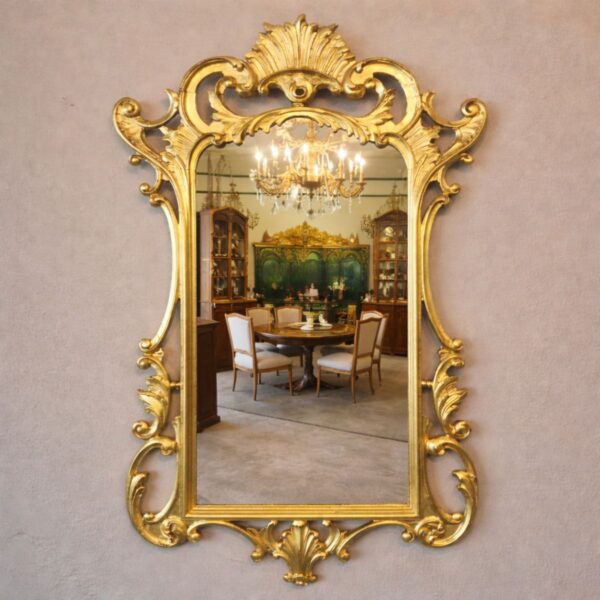 Espejo Frances Dorado a la Hoja