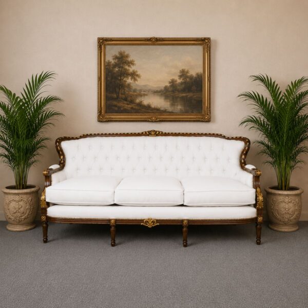 Sillon de 3 Cuerpos Frances Estilo Luis XVI